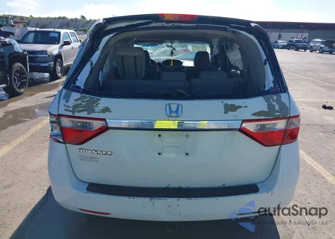 2012 Honda Odyssey Lx из США, поврежденный, VIN 5FNRL5H25CB009459